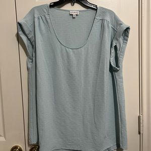Light blue xl blouse